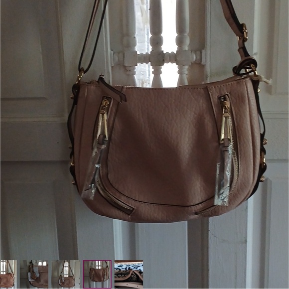 Jessica Simpson Tan Shoulder Bag with Slouchy Style - Picture 1 of 6